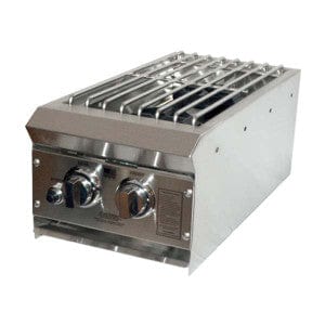 MHP Modern Home Products Built-In Stainless Steel Double Side Burner MHPDSB