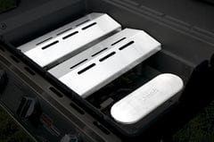 MHP Modern Home Products Stainless Steel Tri-Burn Gas Grill Head With 2 Shelves T3G4DD