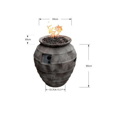 Modeno Pompeii Fire Pit Flame Authority