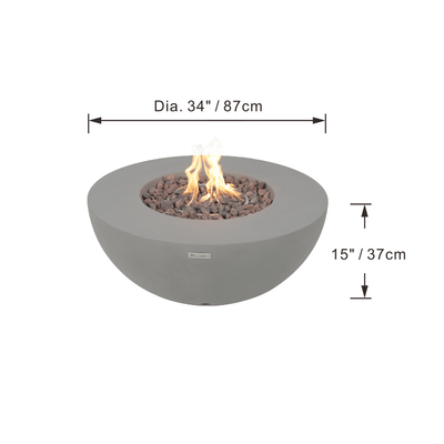 Modeno Roca Fire Pit Flame Authority