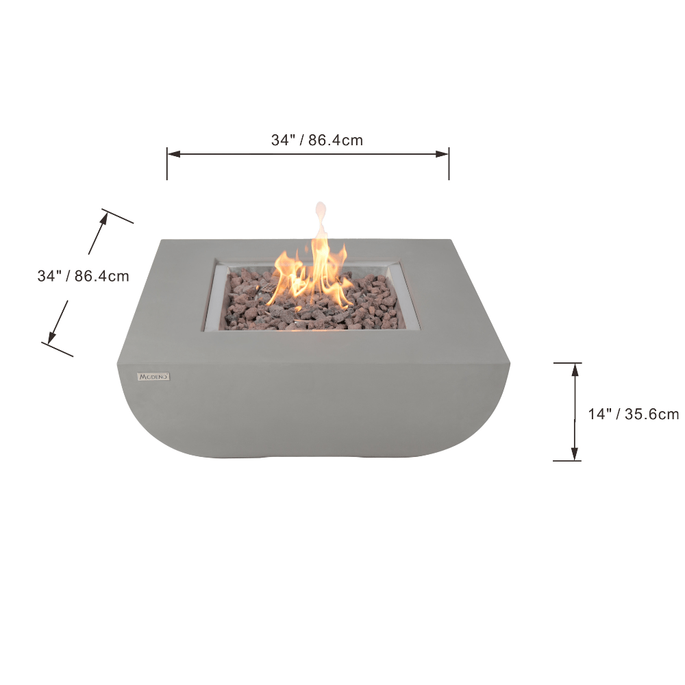 Modeno Westport Fire Table Flame Authority