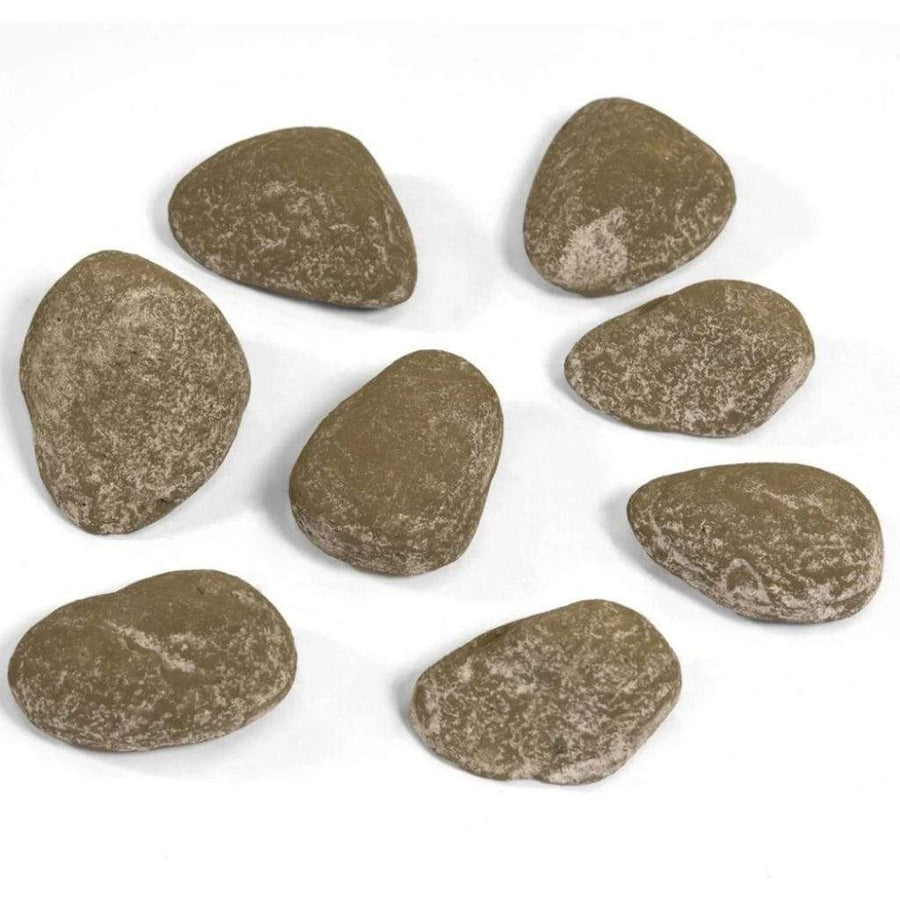 Modern Flames 16-pieces Brown Colorado River Stones Set CRS-16-BROWN