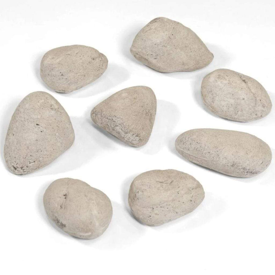 Modern Flames 16-pieces White Colorado River Stones Set CRS-16-WHITE