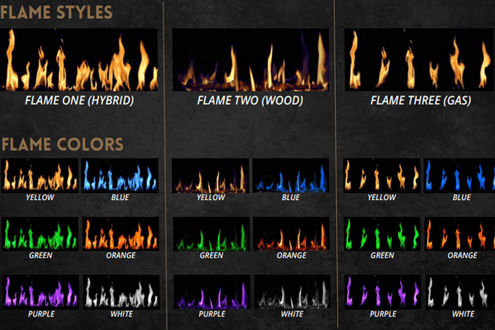 Modern Flames Orion Multi 52" Version 2 Heliovision Multi-View Linear Electric Fireplace Fireplaces OR52-MULTI-V2 Flame Authority