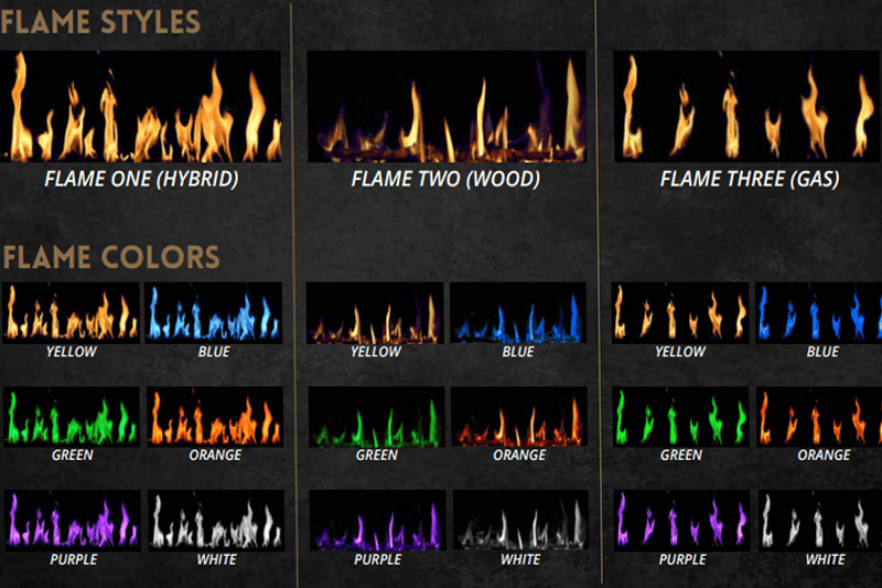 Modern Flames Orion Multi 60" Version 2 Heliovision Multi-View Linear Electric Fireplace Fireplaces OR60-MULTI-V2 Flame Authority