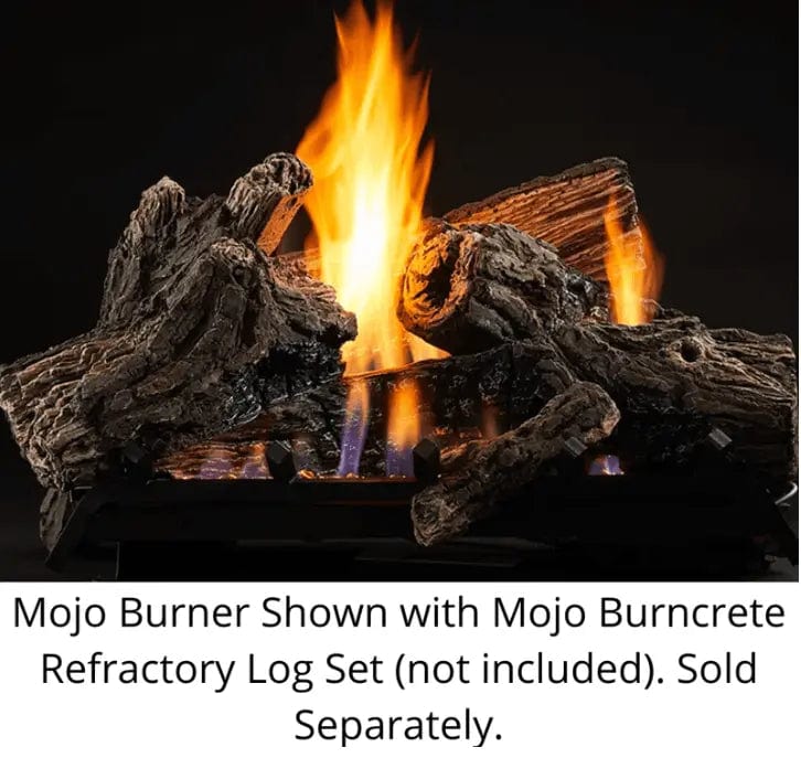 Monessen Mojo 22" Gas Burner MJ22 Fireplace Burners Flame Authority