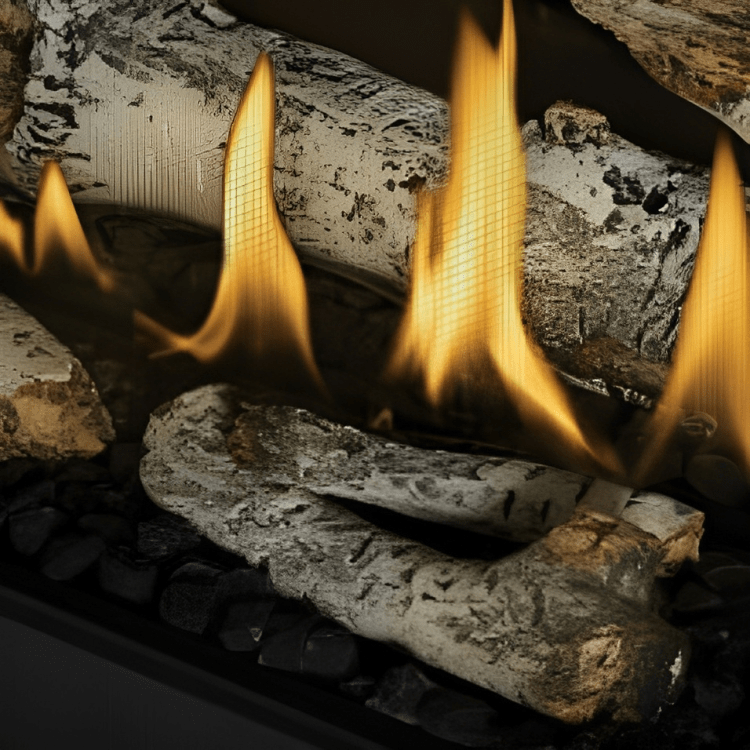 Napoleon Birch Log Kit For 56-Inch Ascent Linear Premium Fireplace BLKBLP56 | Flame Authority - Trusted Dealer