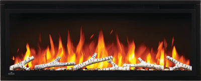 Napoleon Birch Log Set with Rocks For 50-Inch Entice Series Electric Fireplace NEF-BLRAK50 | Flame Authority - Trusted Dealer