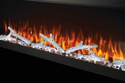 Napoleon Birch Log Set with Rocks For 60-Inch Trivista Pictura Series Electric Fireplace NEF-BLRAK60 | Flame Authority - Trusted Dealer