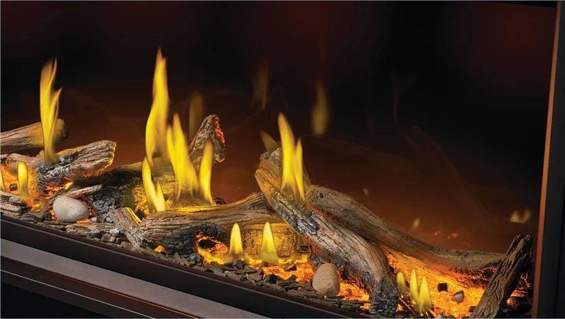 Napoleon Driftwood Luminous Log Burner Kit with Woodland Media Kit Fireplace Log Sets DLKTLV74L Flame Authority