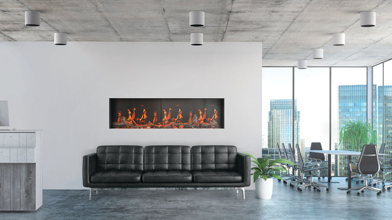 Napoleon Luminex 65-inch Built-In LCD Electric Fireplace NEFL65LCD-3SV