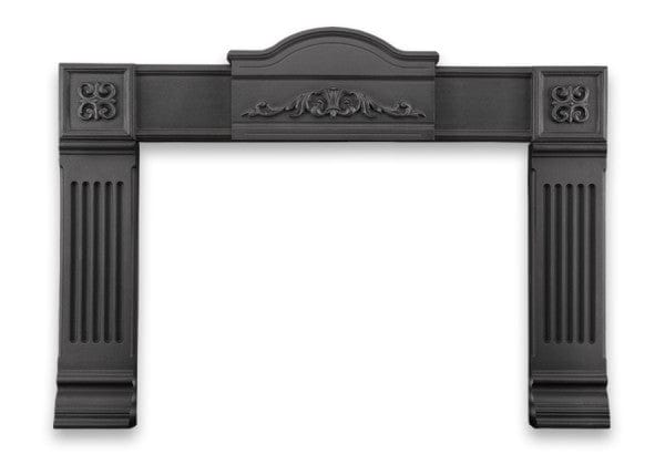 Napoleon Metallic Black Cast Iron Surround For Inspiration Series Direct Vent Gas Fireplace Insert CISM-A