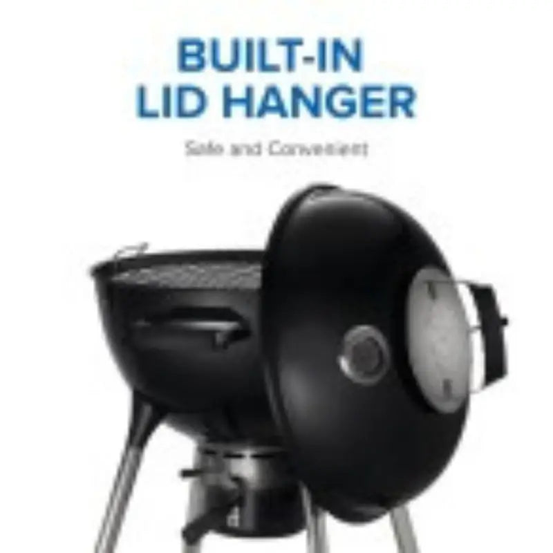 Napoleon NK22K-LEG-3 22-Inch Charcoal Kettle Grill with Hinged Cast Iron Cooking Grid Grills NK22K-LEG-3 Flame Authority