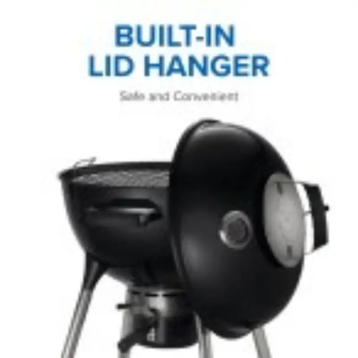 Napoleon NK22K-LEG-3 22-Inch Charcoal Kettle Grill with Hinged Cast Iron Cooking Grid Grills NK22K-LEG-3 Flame Authority