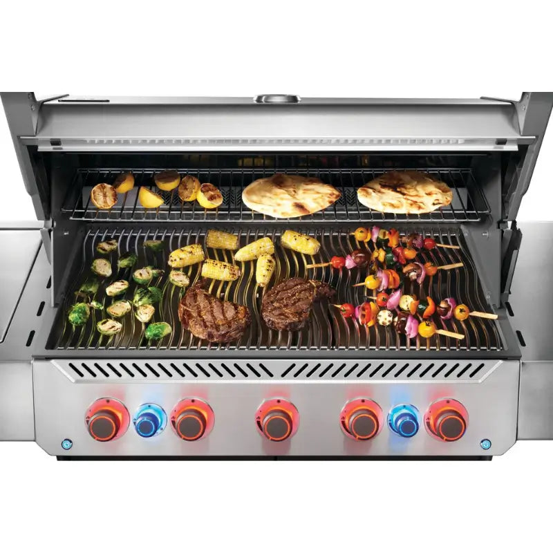 Napoleon Prestige® 665 RSIB Gas Grill with Infrared Side and Rear Burners - Stainless Steel Grills Flame Authority