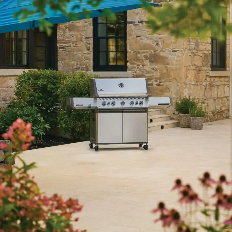 Napoleon Prestige® 665 RSIB Gas Grill with Infrared Side and Rear Burners - Stainless Steel Grills Flame Authority