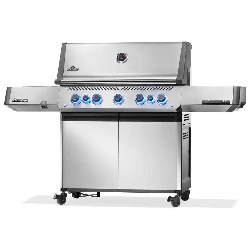 Napoleon Prestige® 665 RSIB Gas Grill with Infrared Side and Rear Burners - Stainless Steel Grills Flame Authority