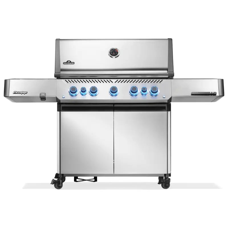 Napoleon Prestige® 665 RSIB Gas Grill with Infrared Side and Rear Burners - Stainless Steel Grills Flame Authority