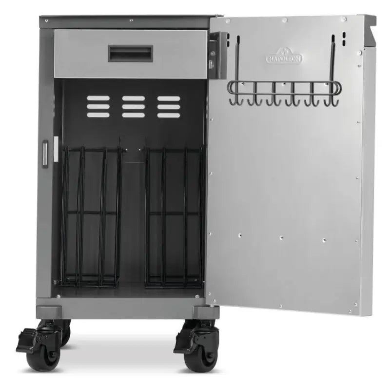 Napoleon Prestige® Under Grill Storage Two-Cart Set 68003 Grill Accessories Flame Authority