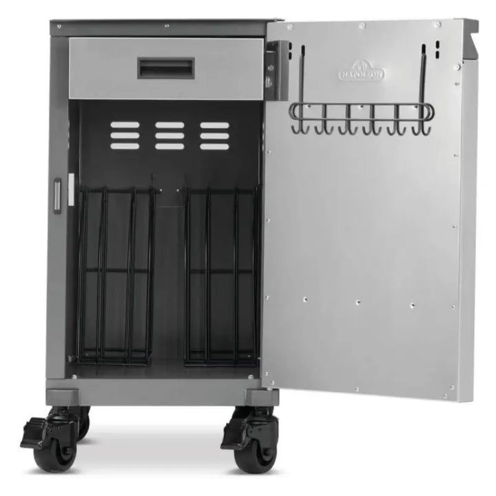 Napoleon Prestige® Under Grill Storage Two-Cart Set 68003 Grill Accessories Flame Authority