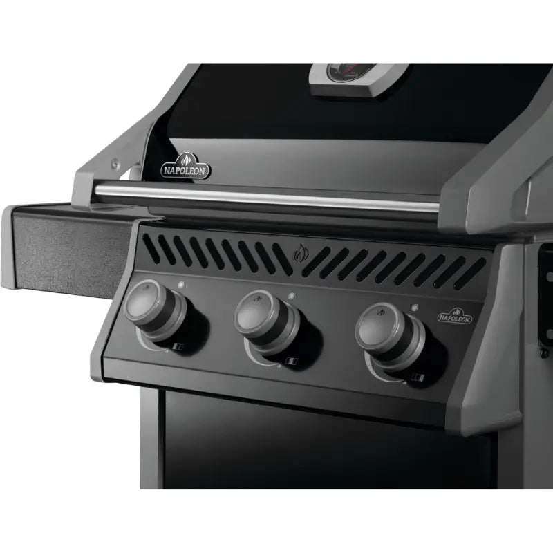Napoleon Rogue® 425 Gas Grill with Cast Iron Grates – Black Grills Flame Authority