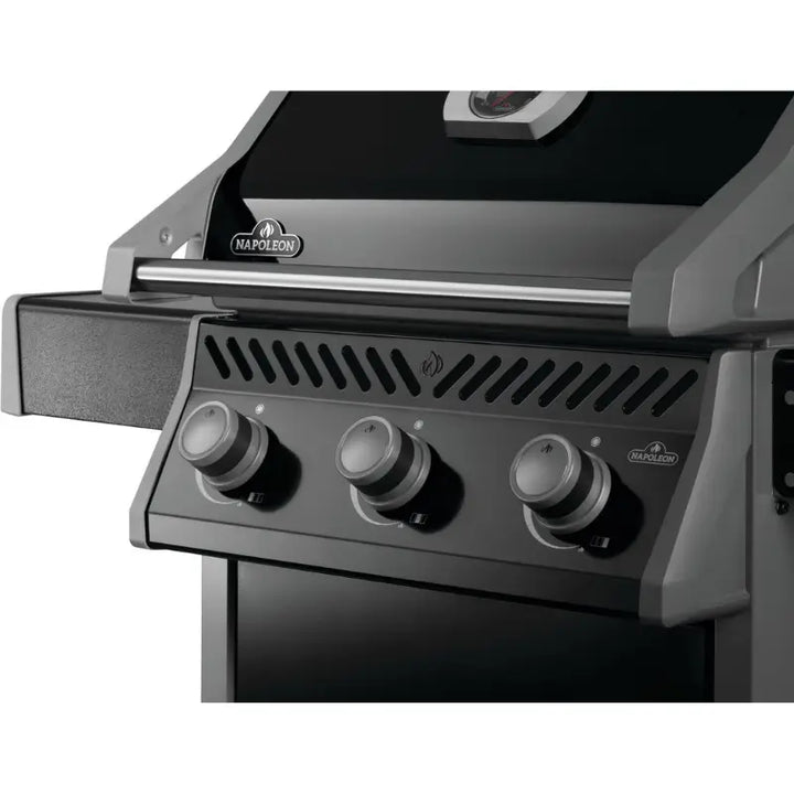 Napoleon Rogue® 425 Gas Grill with Cast Iron Grates – Black Grills Flame Authority