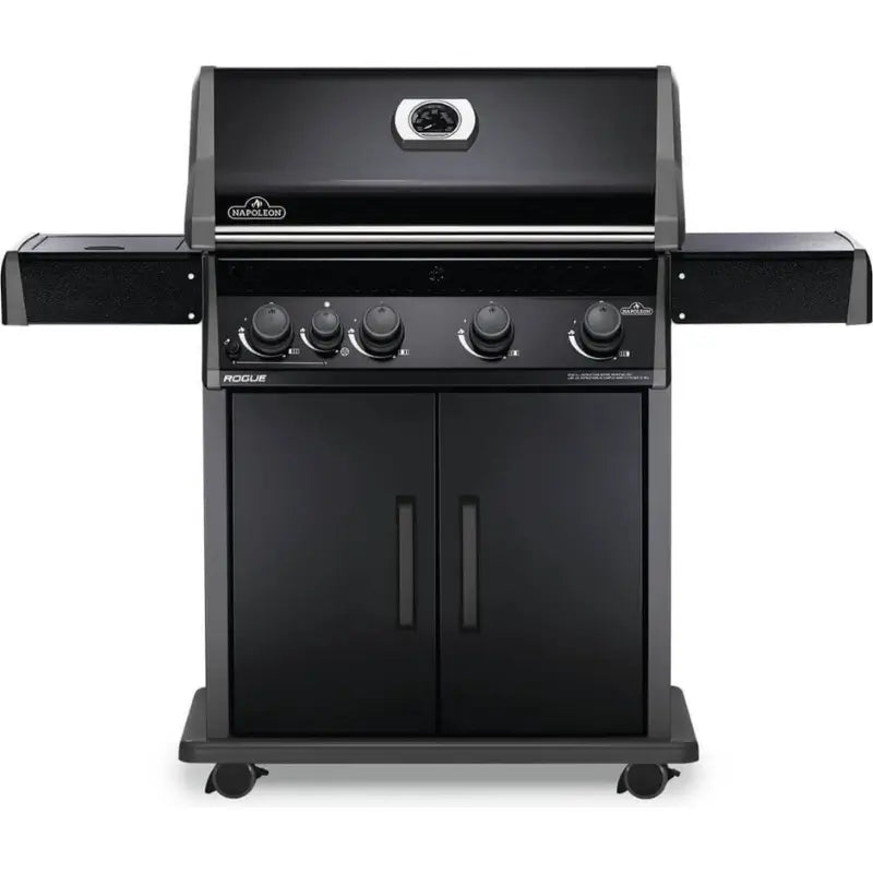 Napoleon Rogue® 525 SB Gas Grill with Range Side Burner and Cast Iron Grates Grills Flame Authority