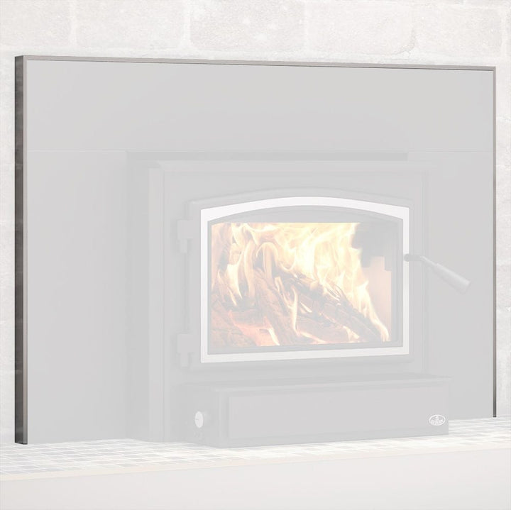 Osburn 1700 and 2000 Wood Insert Brushed Nickel Faceplate Trims OA10123