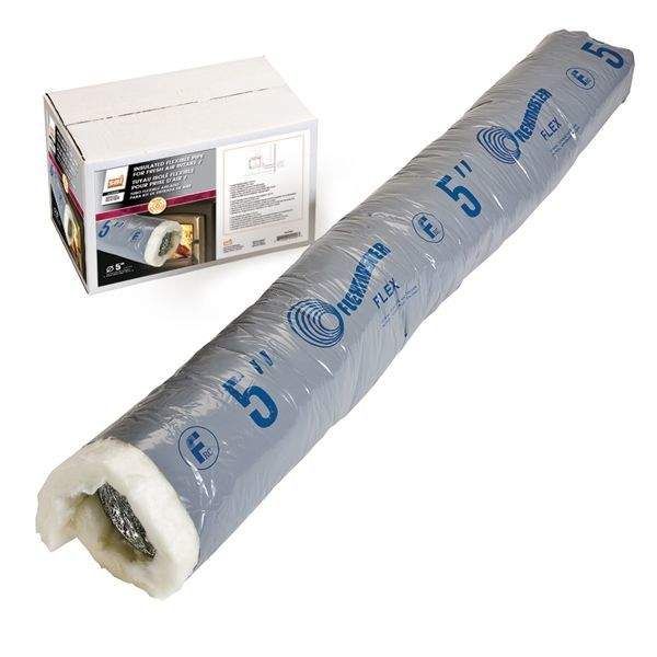 Osburn Everest II and Stratford II Wood Fireplace Insulated Flex Pipe AC02091