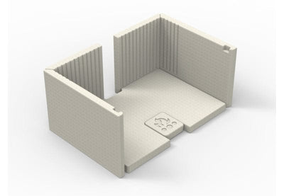 Osburn Moulded Refractory Panels For Minimalist Base And Insert AC01237