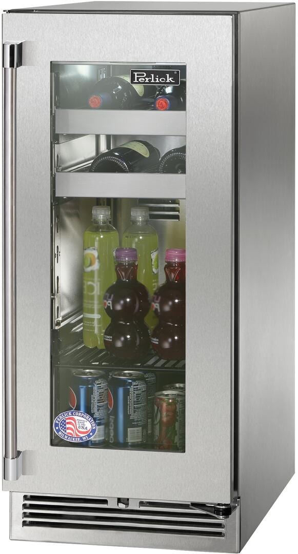 Perlick 15 inch Built-In Outdoor Beverage Center HP15BM-4-3 Beverage Centers HP15BM-4-3R Flame Authority