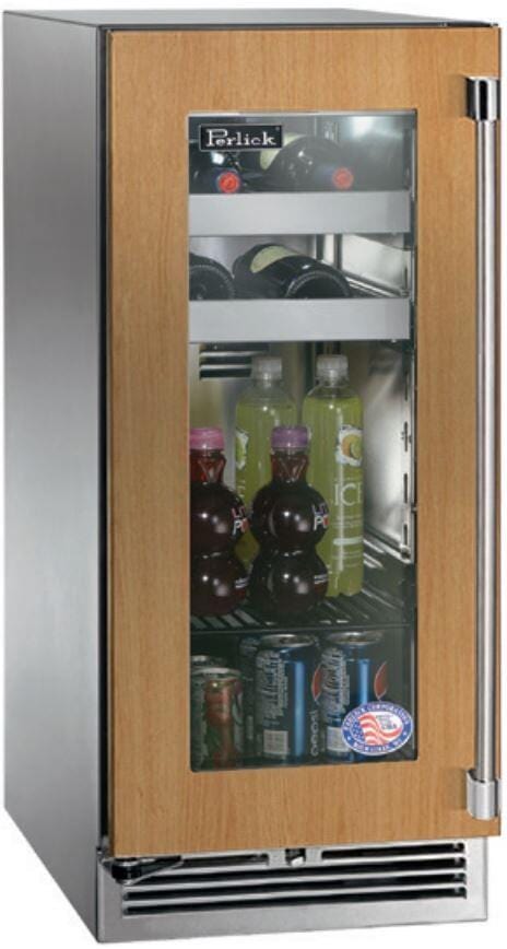 Perlick 15 inch Built-In Outdoor Beverage Center HP15BM-4-4 Beverage Centers HP15BM-4-4L Flame Authority