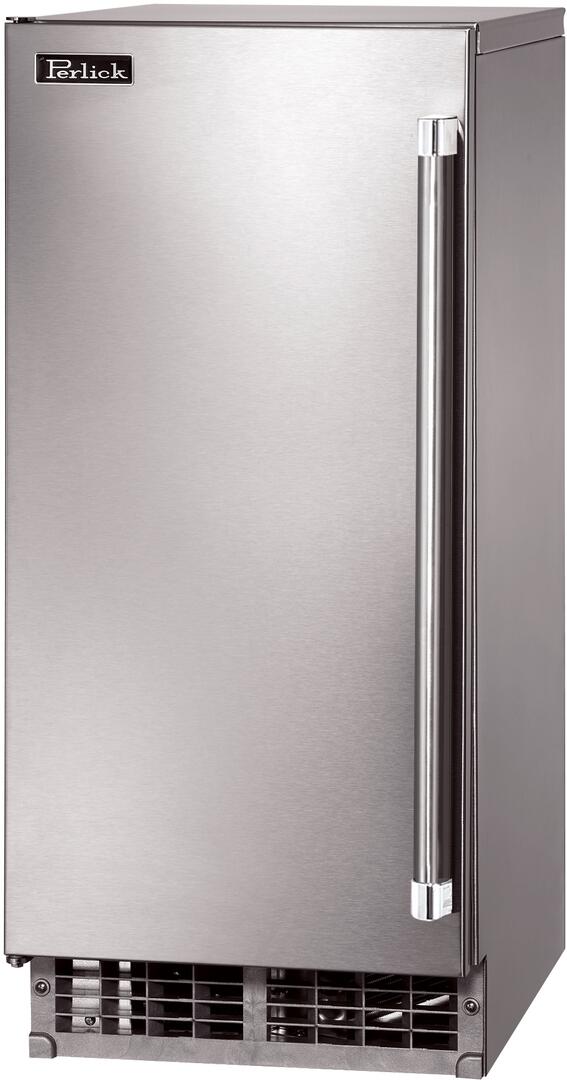 Perlick 15 inch Series Outdoor Built-In Ice Maker H50IMS Ice Makers H50IMS-L Flame Authority