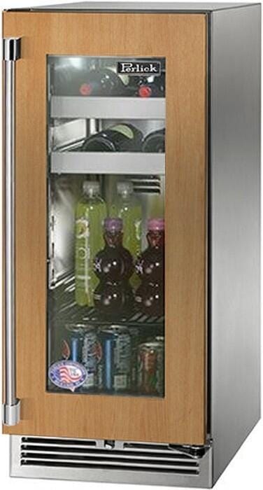 Perlick 15 inch Signature Series 2.8 cu.ft.Beverage Center HP15BO-4-4 Beverage Centers HP15BO-4-4R Flame Authority