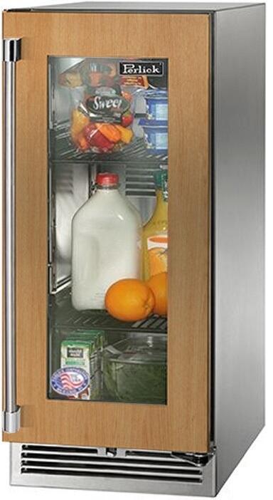 Perlick 15 inch Signature Series 2.8 cu. ft.Compact Refrigerator HP15RO-4-4 Refrigerators HP15RO-4-4R Flame Authority