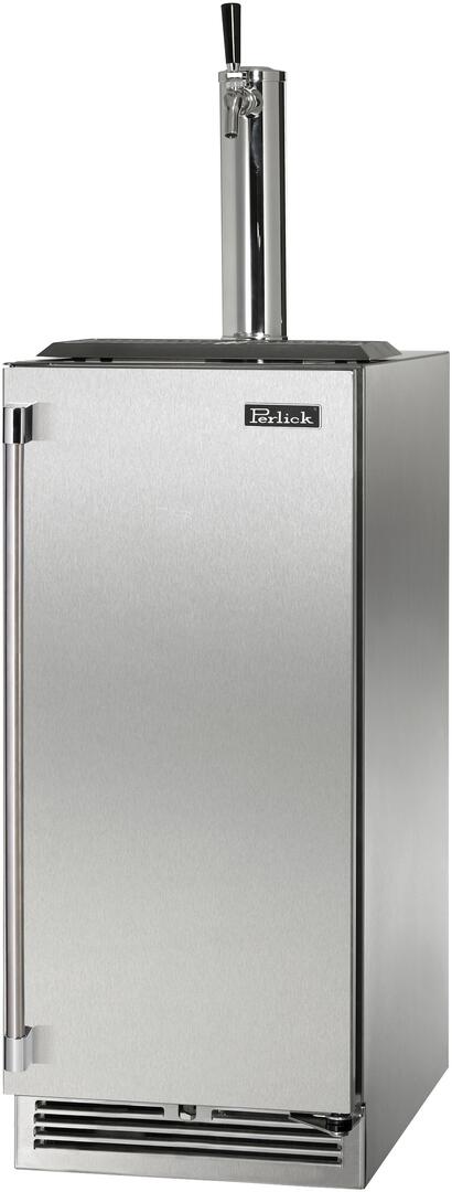 Perlick 15 inch Signature Series Marine Beer Dispenser HP15TM-4-1-1 Kegerators HP15TM-4-1R-1 Flame Authority