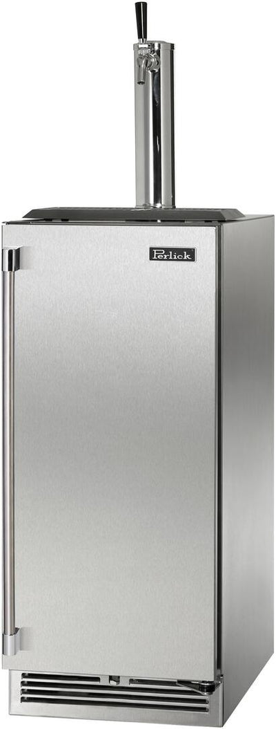 Perlick 15-Inch Signature Series Outdoor Beer Dispenser HP15TO-4-1-1 Kegerators HP15TO-4-1R-1 Flame Authority