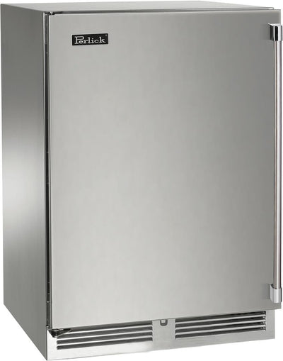 Perlick 24 inch Built-In Counter Depth Refrigerator HP24RM-4-1 Refrigerators HP24RM-4-1L Flame Authority