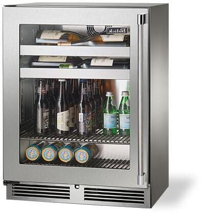 Perlick 24 inch Signature Series 3.1 cu ft  Beverage Center HH24BO-4-3 Beverage Centers HH24BO-4-3L Flame Authority