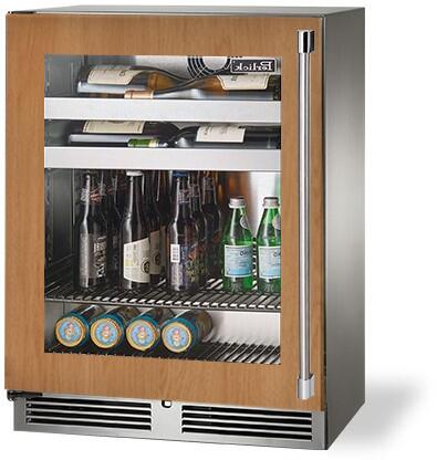 Perlick 24 inch Signature Series 3.1 cu ft  Beverage Center HH24BO-4-4 Beverage Centers HH24BO-4-4L Flame Authority