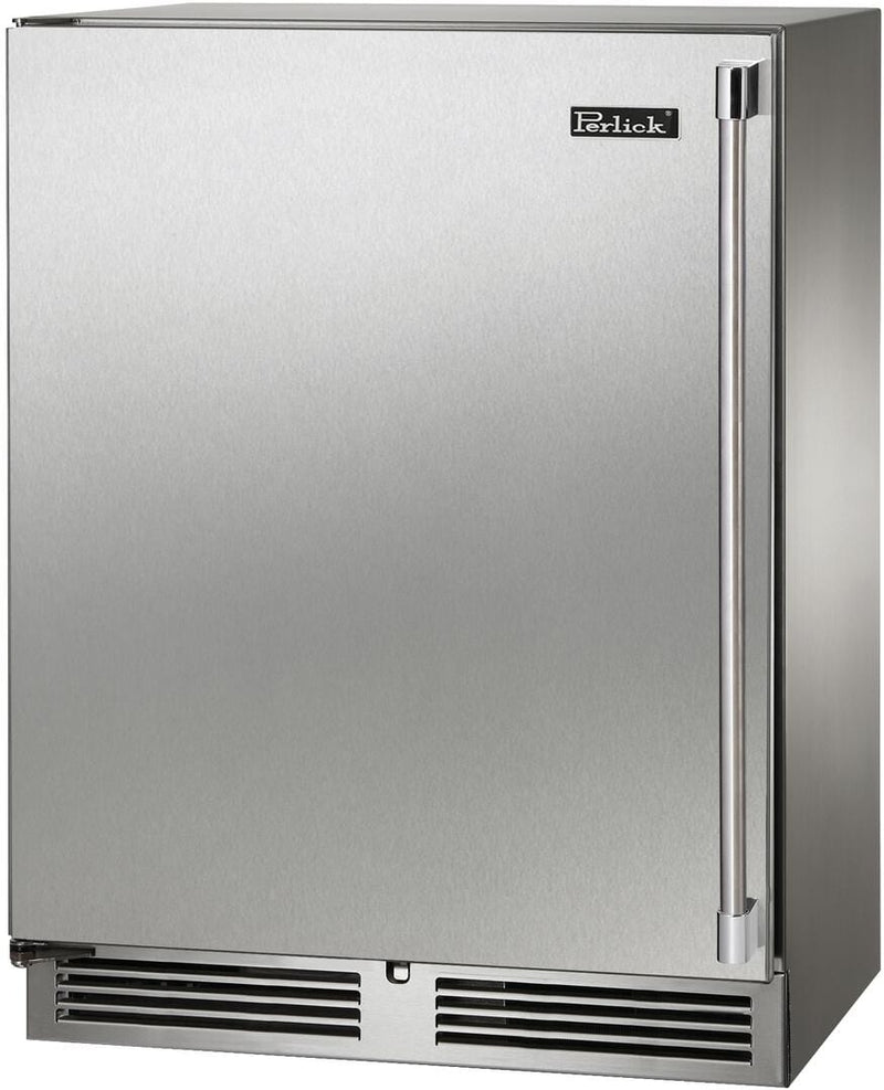 Perlick 24 inch Signature Series 3.1 cu ft Compact Refrigerator HH24RO-4-1 Refrigerators HH24RO-4-1L Flame Authority