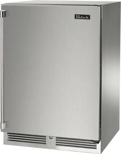 Perlick 24 inch Signature Series 5.2 Compact Freezer HP24FO-4-1 Freezers HP24FO-4-1R Flame Authority