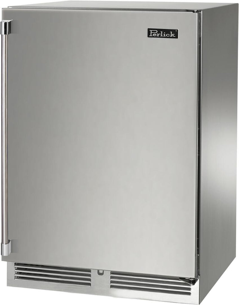 Perlick 24 inch Signature Series 5.2 cu ft Compact Refrigerator HP24RO-4-1 Refrigerators HP24RO-4-1R Flame Authority