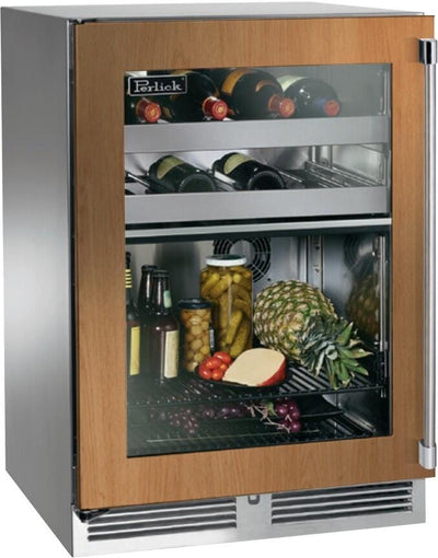 Perlick 24 inch Signature Series 5 cu ft  Beverage Center HP24CO-4-4 Beverage Centers HP24CO-4-4L Flame Authority