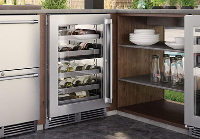 Perlick 24 inch Signature Series Built-In Wine Cooler HP24DM-4-3 Wine Coolers Flame Authority