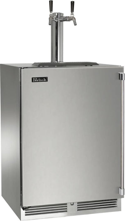 Perlick 24-Inch Signature Series Outdoor Beer Dispenser HP24TO-4-1-2 Kegerators HP24TO-4-1L-2 Flame Authority