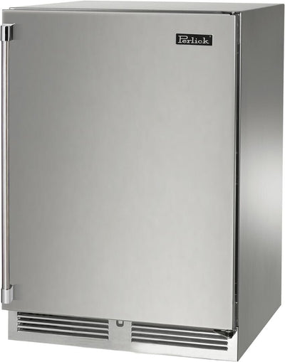 Perlick 24" Signature Series Built-In Wine Cooler with 32 Bottle Capacity Dual Zone in Stainless Steel HP24DM-4-1 Wine Coolers HP24DM-4-1R Flame Authority