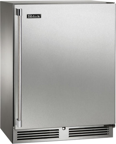 Perlick 24 inch Outdoor Built-In Counter Depth Refrigerator Right Front View