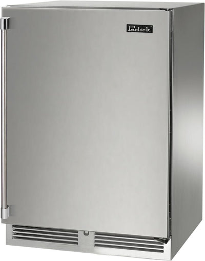 Perlick 24 inch Built-In Counter Depth Refrigerator  Right Front View