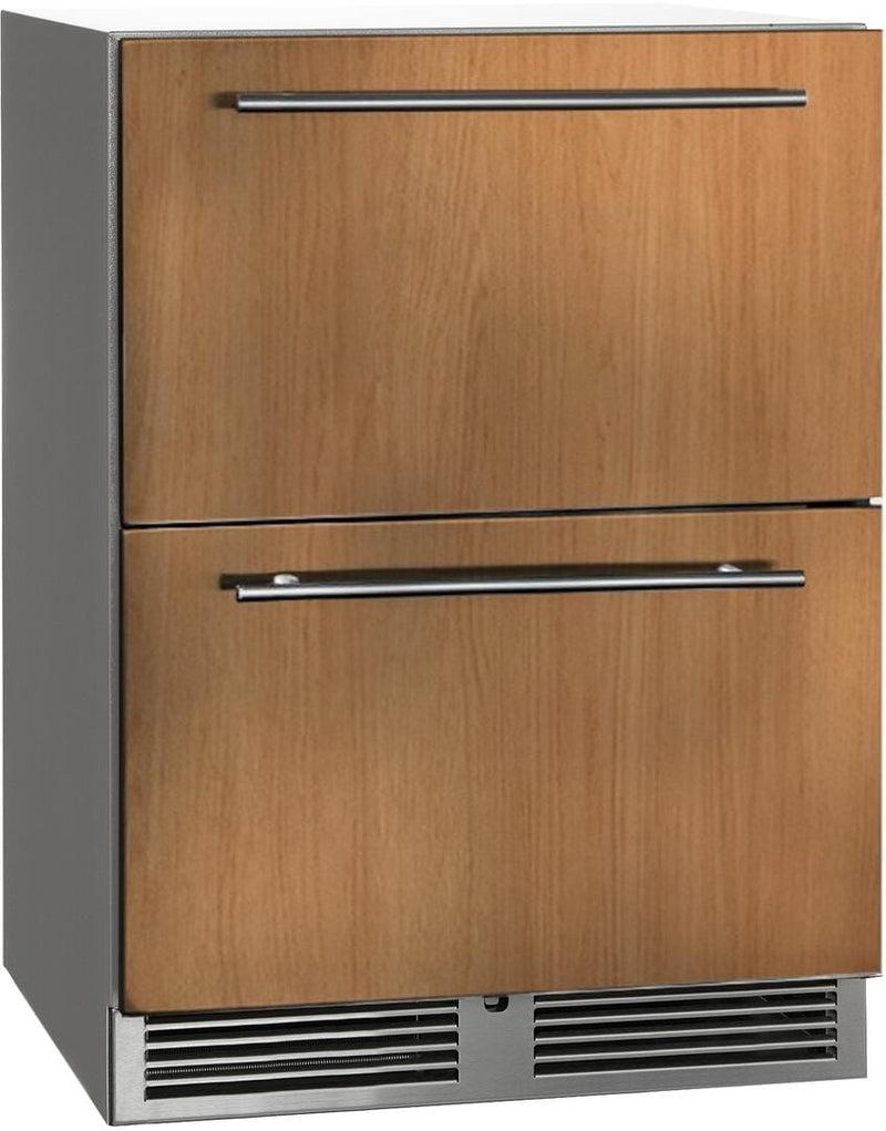 Perlick 24 inch C Series 5.2 cu.ft. Drawer Refrigerator front view